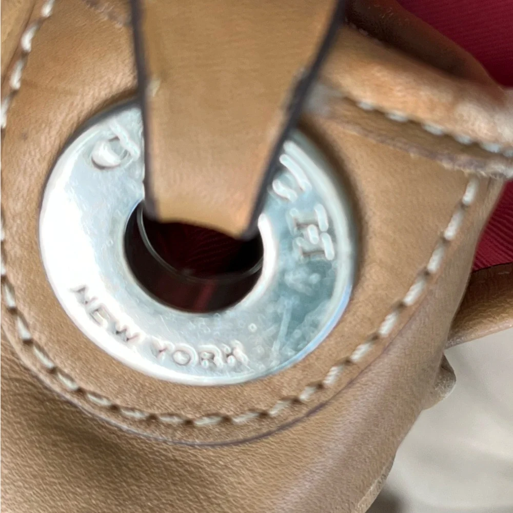 Coach Camel Leather Crossbody Bag - Picture 5 of 14